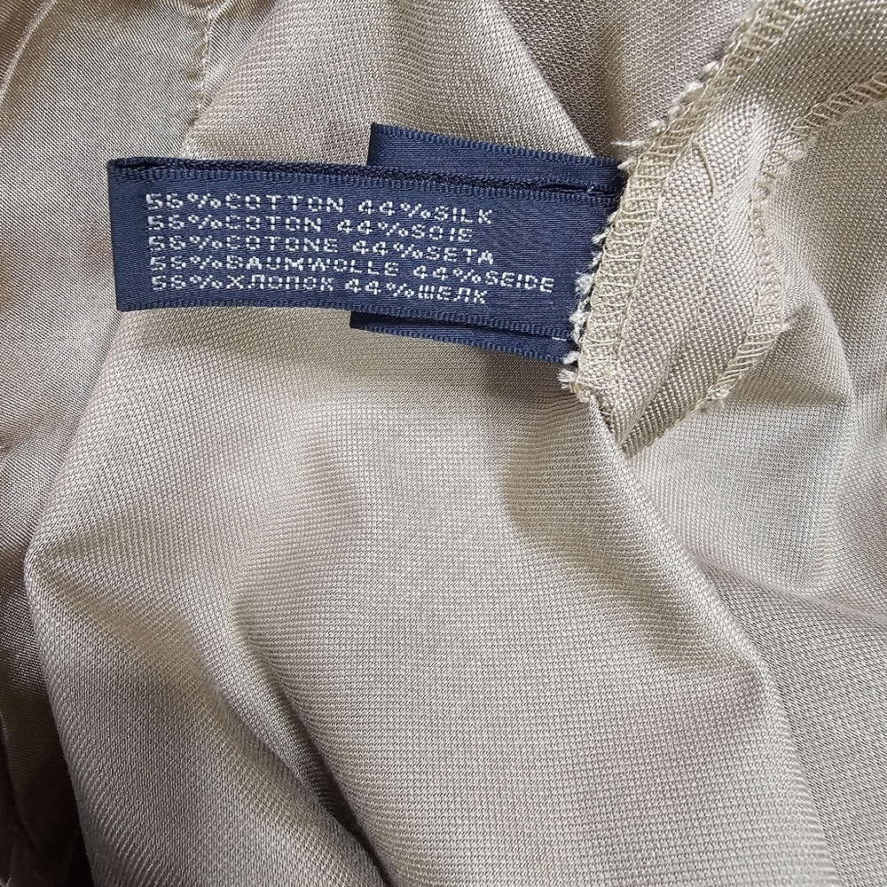 Ralph Lauren Black Label silk tailored bermuda shorts dark tan Size 10 - Picture 4 of 4